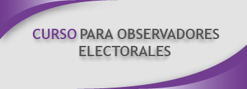 Curso observadores electorales